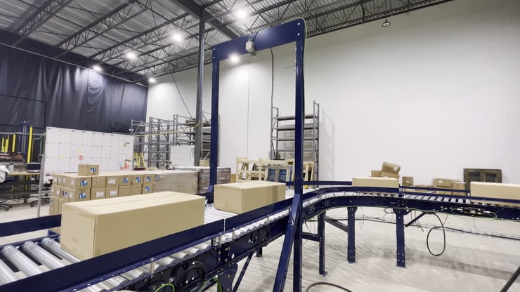 Automated palletising, mixed boxes 2